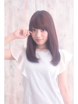 エイミーバイアフロート(amie  by afloat) ふんわりサマーピンク☆パーマコテ巻きOK！！