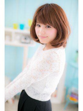 ヘアアンドビューティー ミック(Hair & Beauty miq) 絶妙バランスの…甘軽♪ボブ