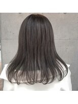 ソーホー 八日市店(SOHO) オリーブベージュ×ロブカットスタイル