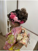 キッズ七五三着付け着物ヘア　【ヘアセット　立川/立川南口】