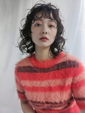 ラベル(Label) 外国人風ニュアンスパーマ