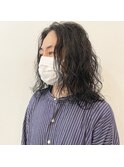 メンズロングパーマ
