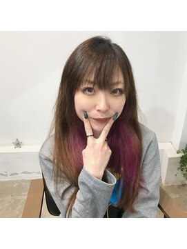 リップス ヘアー(Lips hair) テンション上がるインナーカラースタイル♪