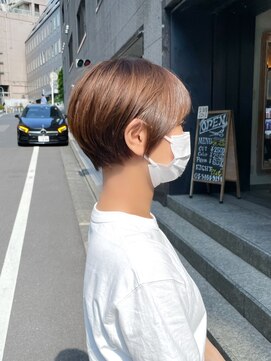 エイト プラット 渋谷2号店(EIGHT plat) コンパクトショート アースカラー 似合わせカット　6/10