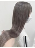 10代20代大人可愛い透明感溢れるツヤ髪髪質改善グレージュ