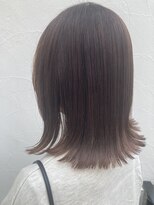 ヴァロ(Valo)&nbsp;インナーカラー/ミルクティーピンク／外はねミディアム