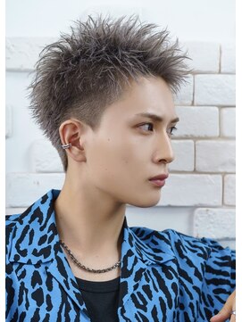 オーシャントーキョーウエスト 心斎橋 (OCEAN TOKYO WEST) ツーブロック アップバング ショート ベリーショート