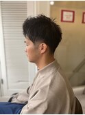MEN’S HAIR マッシュパーマアッシュブラックカルマパーマ