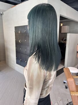 ヘアー アイス ルーチェ(HAIR ICI LUCE) モスグリーンオリーブカラーオリーブグレージュ/中西