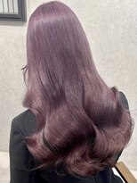 ロウル 渋谷(LOWRL)&nbsp;ピンクラベンダー/ケアブリーチカラー/ダブルカラー