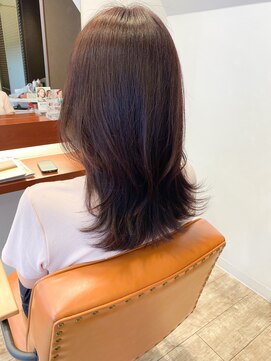 マーリャヘアー(mallia hair) レイヤースタイルレイヤーカットロングレイヤー小顔スタイル