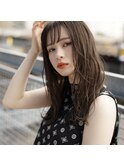 透明感カラーグレージュ