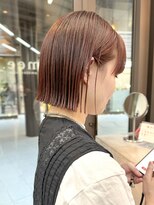 ミィ 表参道(mee.)&nbsp;前髪/アンブレラカラー/こなれミディ/イメチェン/ぱっつんボブ
