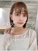 切りっぱなしボブ　タッセルボブ　ボブ　ストレートボブ