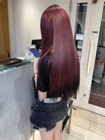 テトラ バイ ネオリーブ 横浜西口店(tetra by neolive)&nbsp;赤髪　エンドカラー