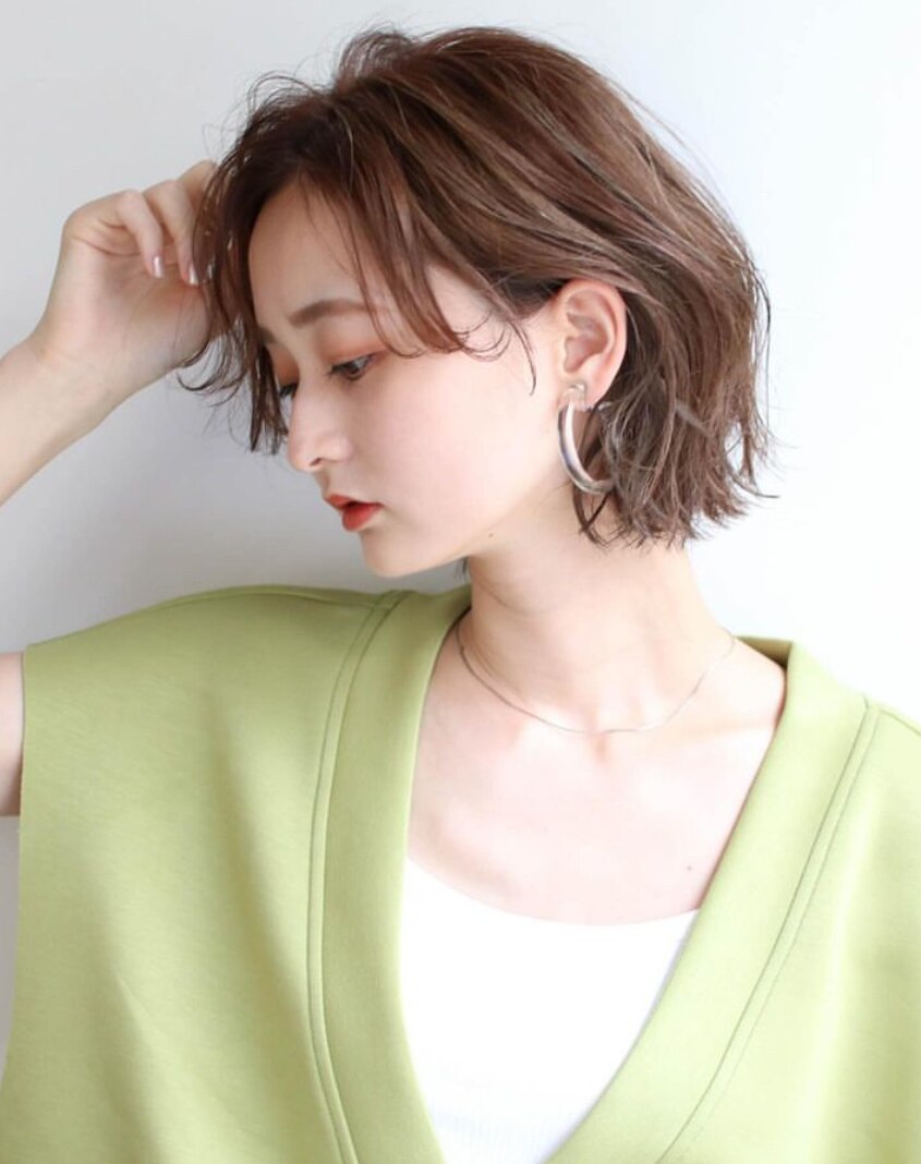 カット+オーガニックカラー(炭酸泉付)　\8500