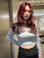 フェブ(fev)&nbsp;【Fev_kaede】デザインレッド × バタフライレイヤー