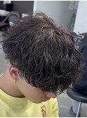 熊本メンズサロン 波巻きパーマ 波巻きスパイラル MEN'S HAIR