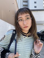 フェンヘアーアイス 中目黒(Fen.hair ici)&nbsp;ダブルカラーグラデーションハイトーンベージュレイヤー