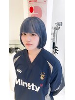 ハイブ 金沢(Hive)&nbsp;10代20代ブリーチハイトーンアッシュブルー