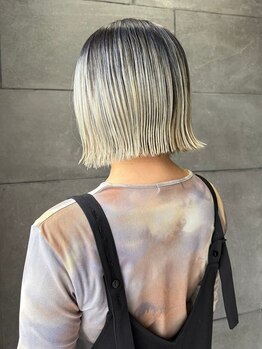ディスコネクト(DISCO-N-NECT)の写真/イルミナカラー×髪質改善トリートメントが高評価の美容院＊ダメージレスなハイトーン/白髪ぼかしも◎田迎