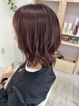 ウェリナ(welina) ピンクブラウンで柔らかいスタイル☆