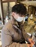 骨格矯正メンズカット＋波間パーマ￥13750