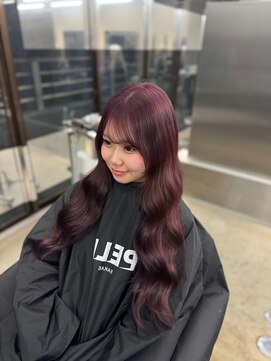 ペレ 栄店(PELE) ミディアムヘア/デザインカラー/フェイスフレーミング/栄