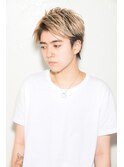 ハイトーンアップバングショート