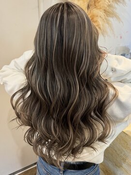 ディモアンド 表参道(Dimo&) xハイライト/イメチェン/ホワイトブロンド/外ハネボブ/美髪/