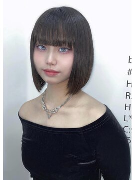 タッセルボブ×ワイドバング