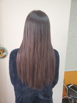 美容室イーナ(e na) ボブからロングに。シールエクステ