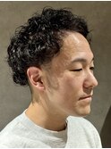２ブロ　爽やか　スパイラルパーマ