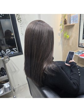 ゼットサロン(Z SALON) ash 白髪染め/白髪染めを使わない白髪染め/ハイライト/円山/ボブ