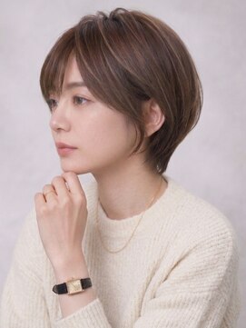 リトマス 二子玉川(litmus) 二子玉川/脱白髪染め/白髪ぼかし/艶ボブ/50代/艶髪