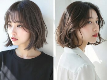 カリン (carin)の写真/理想の色味が叶う、明るく染まる白髪染めや白髪ぼかしが大人気☆透明感のある軽やかなグレイカラーを♪川崎