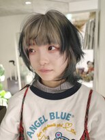 クペウヘイヴン(cope'u HAVEN)&nbsp;原宿/ウルフカット レイヤー デザインカラー ルーツカラー