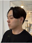 フェザーパーママッシュセンターパートニュアンスパーマ