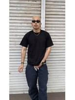 ヘアーワークスヴィクサス 諫早店(HAIR WORKS VIXUS) 【松本 蓮慈】金髪buzz cut