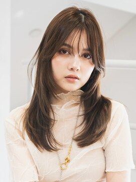 コードライン 津山(CODE.LINE) 《CODE.LINE》美髪顔まわりレイヤーくびれミディアム