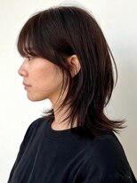 エイチ ウルフカット 大阪梅田(811)&nbsp;くびれボブフェイスフレーミングミディアムピンクグレージュ