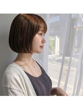 リミ(LIMI)&nbsp;髪質改善/レイヤーボブ/ベージュ/30代40代/顔周りカット/広島