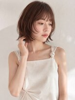 ミロア 薬院(miroa) 顔周りカット ベージュカラー 髪質改善 透明感カラー 20代