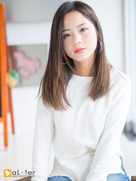 アルターリアン(aL ter LieN) 【aL-ter LieN TAKU】小顔カット☆愛され艶ストレート 千葉