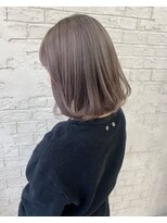 プライズ 池袋店(prize)&nbsp;スノーグレーシルバーグレージュハイトーンカラーボブ4065