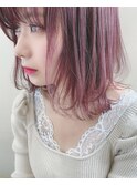【CAMON. 】　くすみピンクラテカラー