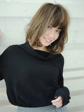 ベルベットオンザビーチ 表参道 原宿(Velvet on the Beach) アッシュブラウンミディ