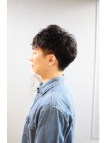 フォンクオアンド(foncuo&)&nbsp;ツーブロックショートパーマスタイル