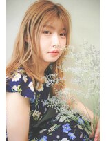 マロウ(mallow) 《花屋併設》ハイトーンキンモクセイカラー@20代30代40代