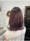 ラベンダーパープル×ナチュラルグラデーション